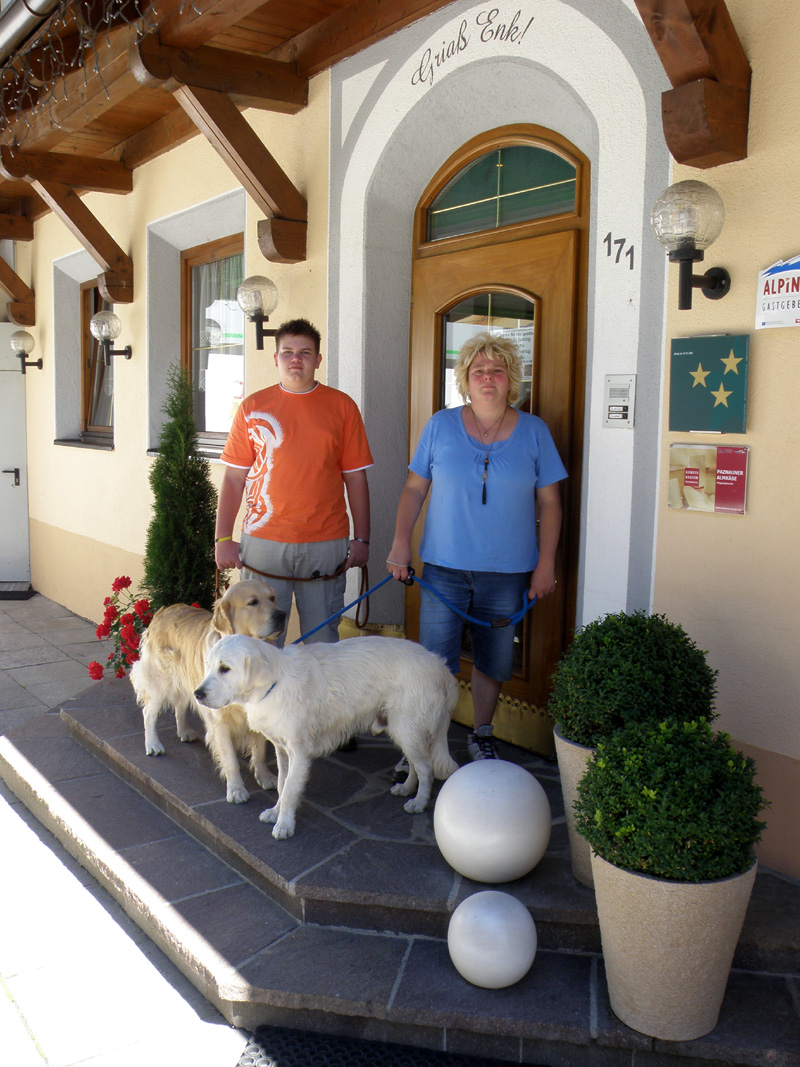 Anouk und Sandro im Urlaub